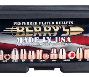 Berry's Preferred Plated Pistol Bullets - .38/.357 Caliber -125 Grain - FP