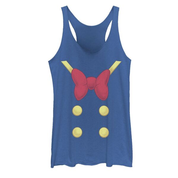Disney's Mickey Mouse & Friends Juniors' Donald Duck Halloween Costume Graphic Tank, Girl's, Size: XXL, Blue