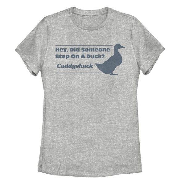 Juniors' Caddyshack Did Someone Step On A Duck Graphic Tee, Girl's, Size: Large, Grey