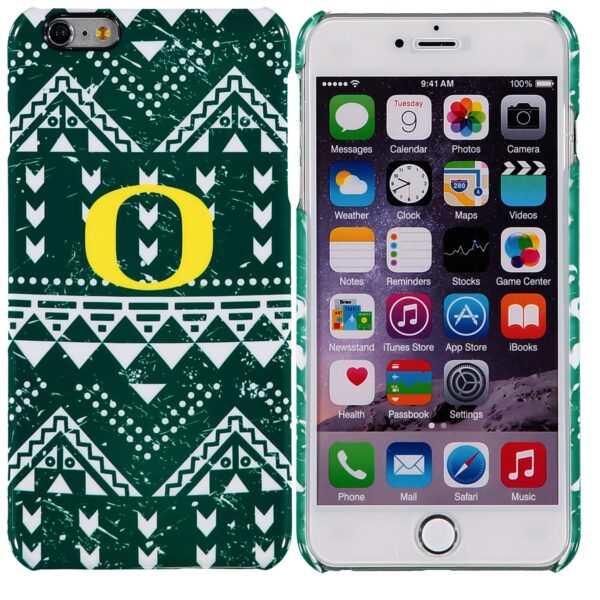 Oregon Ducks iPhone 6 Plus Case Tribal