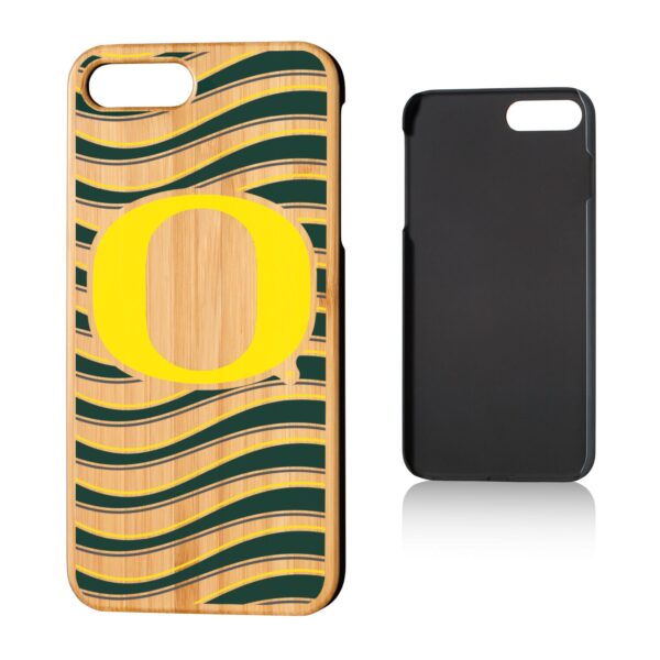 Oregon Ducks iPhone Wavy Team Bamboo Case