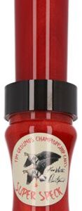 Tim Grounds Championship Calls Super Speck Specklebelly Goose Call - Red Swirl/Black