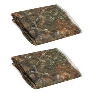 VM INNOVATIONS INC 56 in. 12 ft. Hunting Blind, Netting, Realtree Edge Forest Camo (2-Pack)