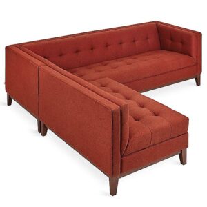 Atwood Bi-Sectional by Gus Modern - Color: Red (ECSFATWO-stoter-wn)